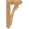 Ekena Millwork Merced Arts & Crafts Rough Sawn Bracket, Western Red Cedar, 4"W x 16"D x 28"H BKT04X16X28MRC03RWR - alternate 3